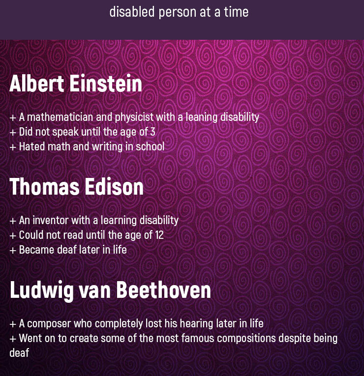 The World’s Most Famous INSANELY Successful People With A Disability