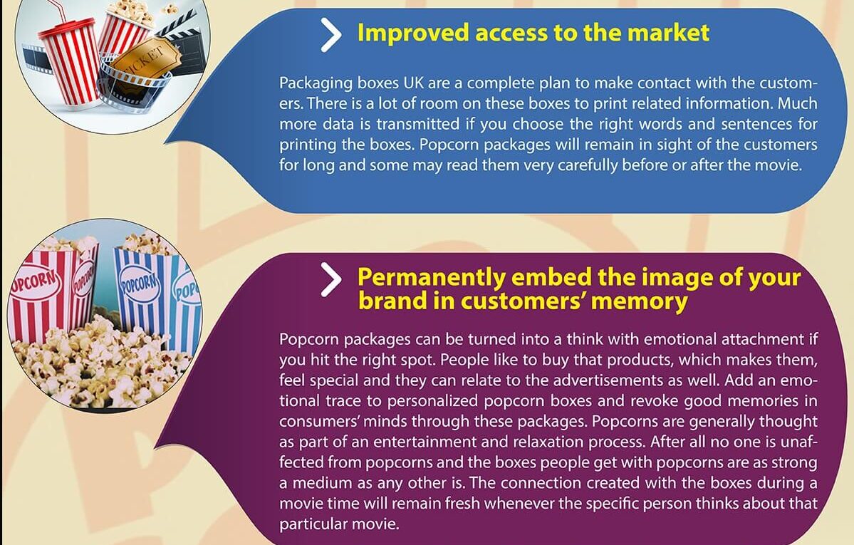 How Can Popcorn Boxes Make For a Brand?