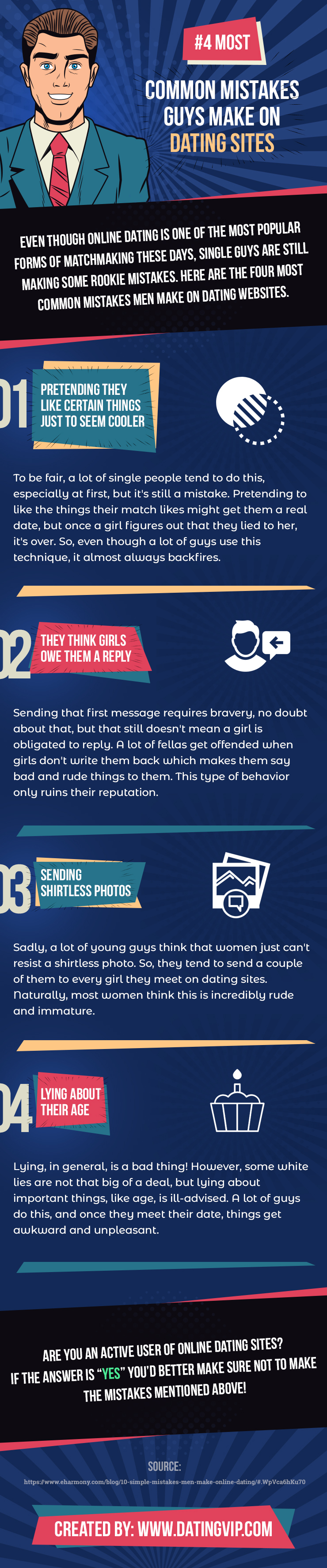 4 Most Common Mistakes Guys Make On Dating Sites