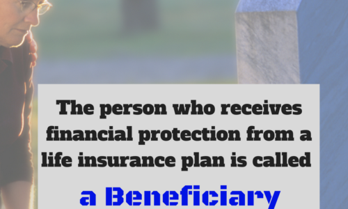 The definition of a life insurance beneficiary infographic