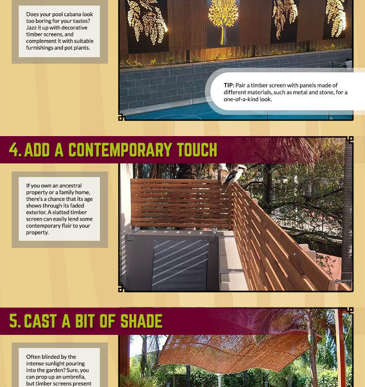 8 Creative Ways to Use Timber Screens in Your Garden