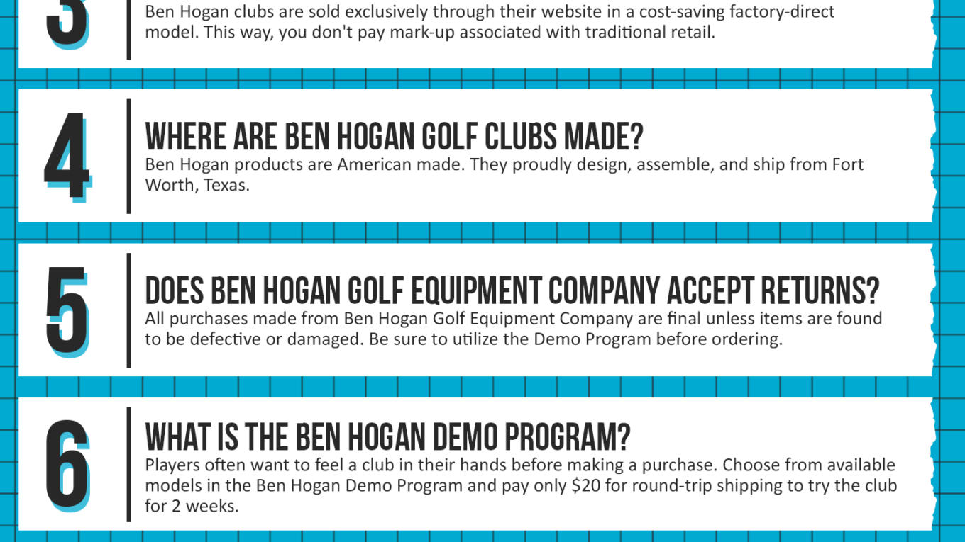 Ben Hogan Coupon Cause FAQ (C.C. FAQ)