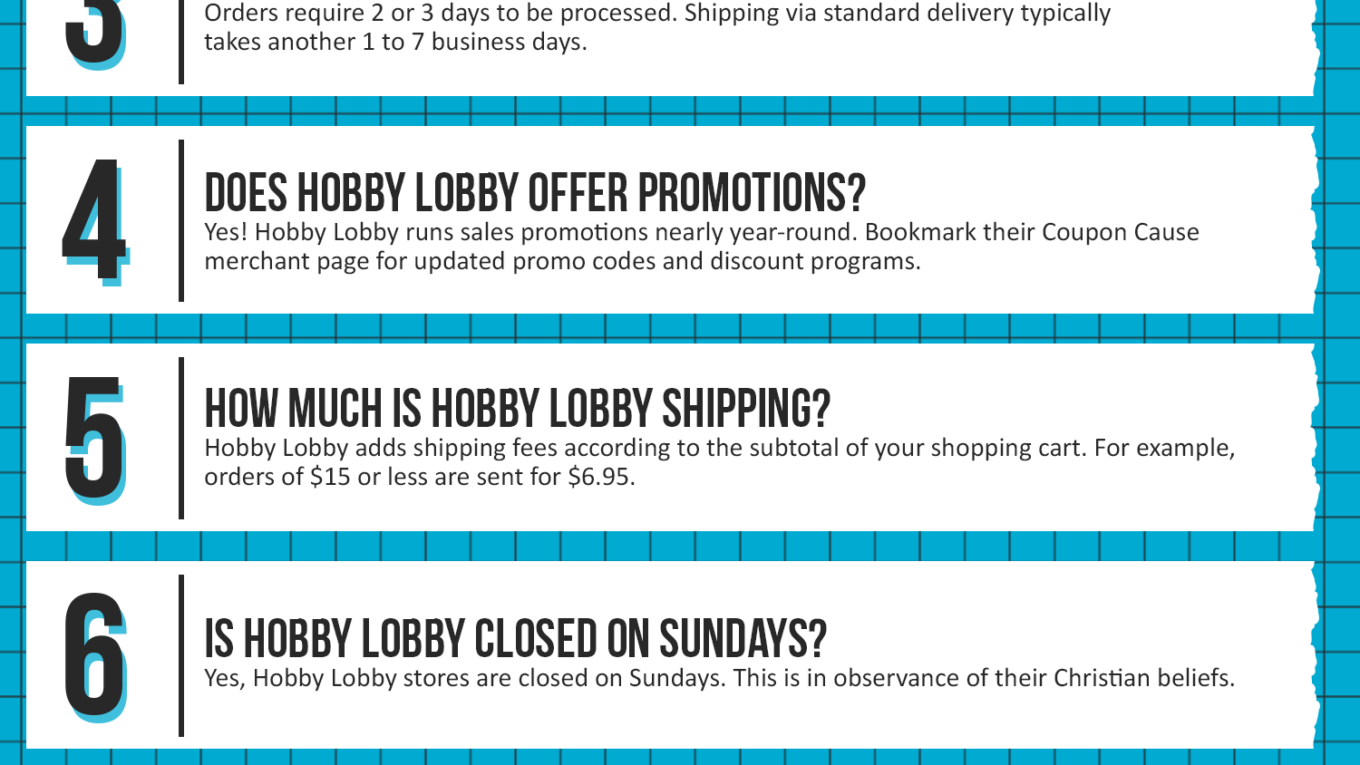 Hobby Lobby Coupon Cause FAQ (C.C. FAQ)