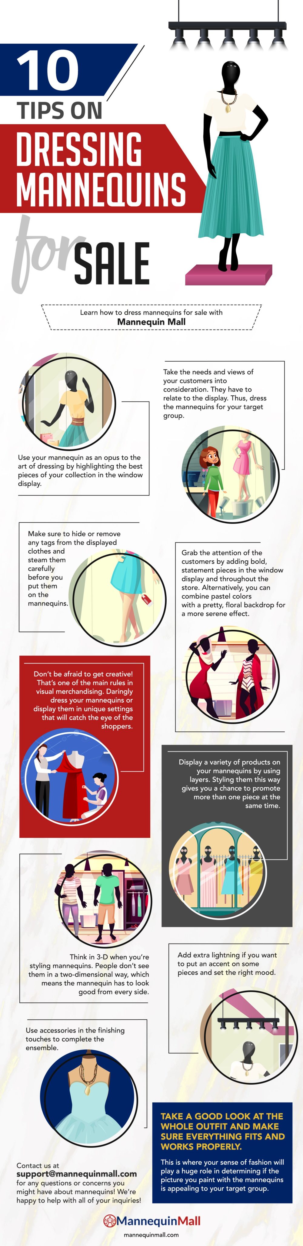 Top 10 Tips on Dressing Mannequins