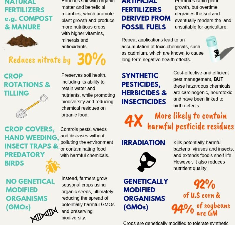 Organic vs Non Organic Crop Farming