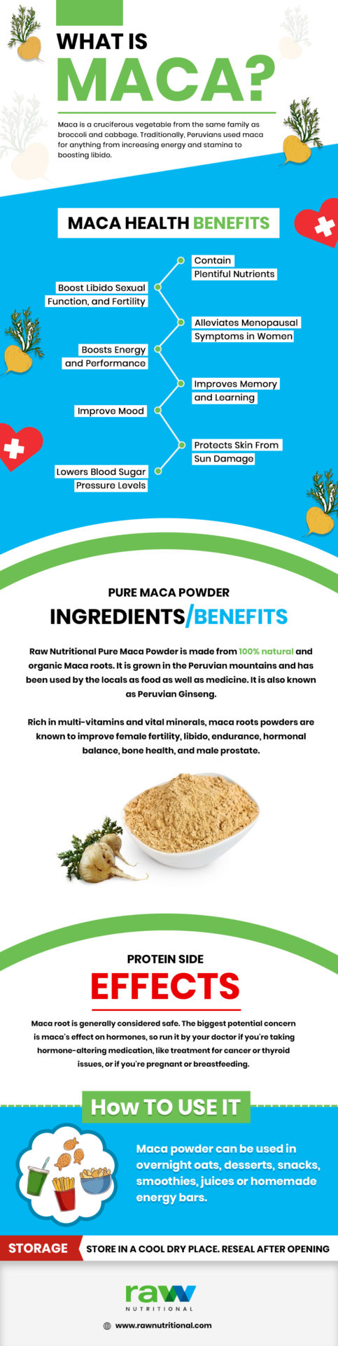 Maca Root Powder Benefits and Side-Effect
