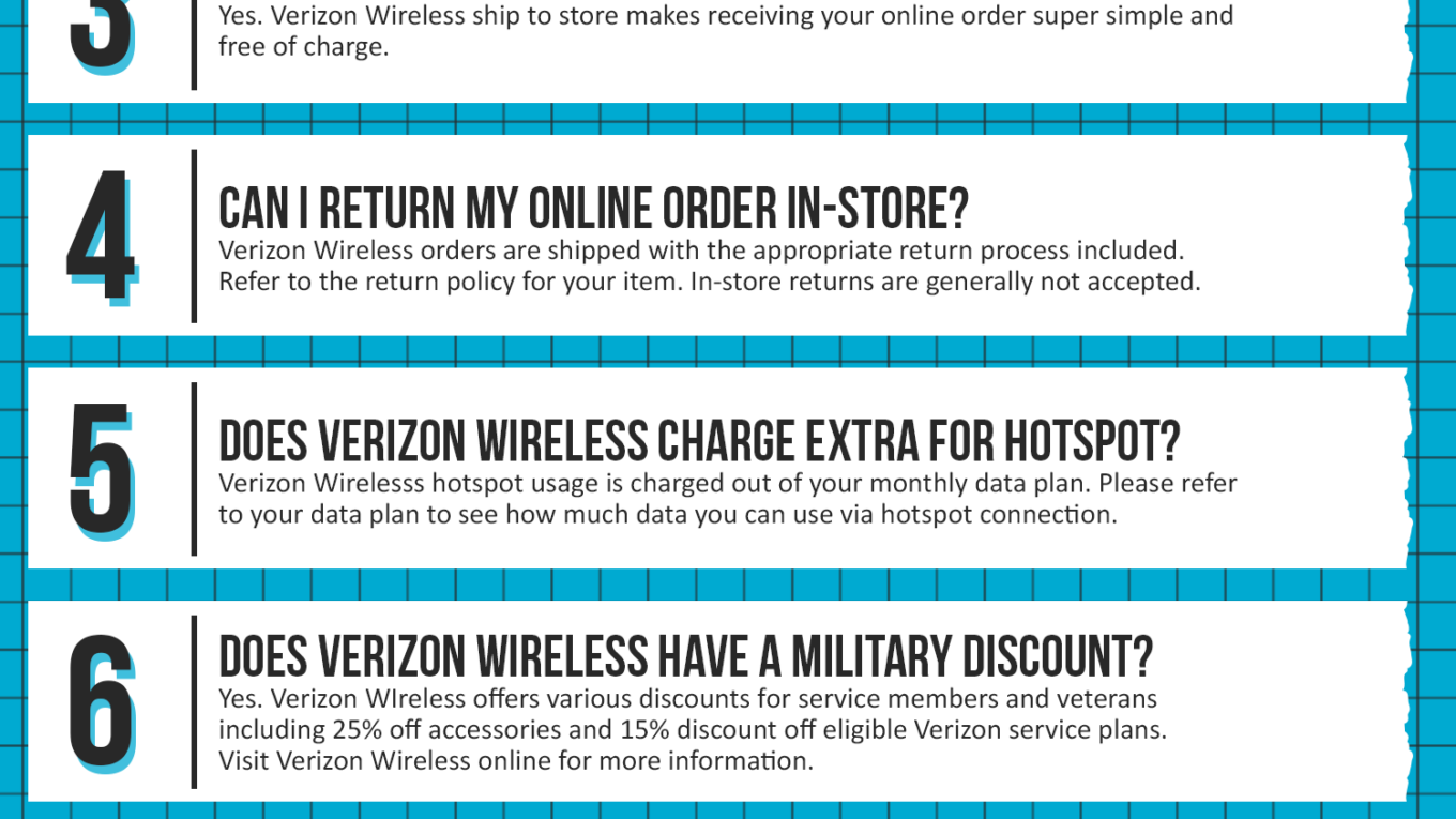 Verizon Coupon Cause FAQ (C.C. FAQ)