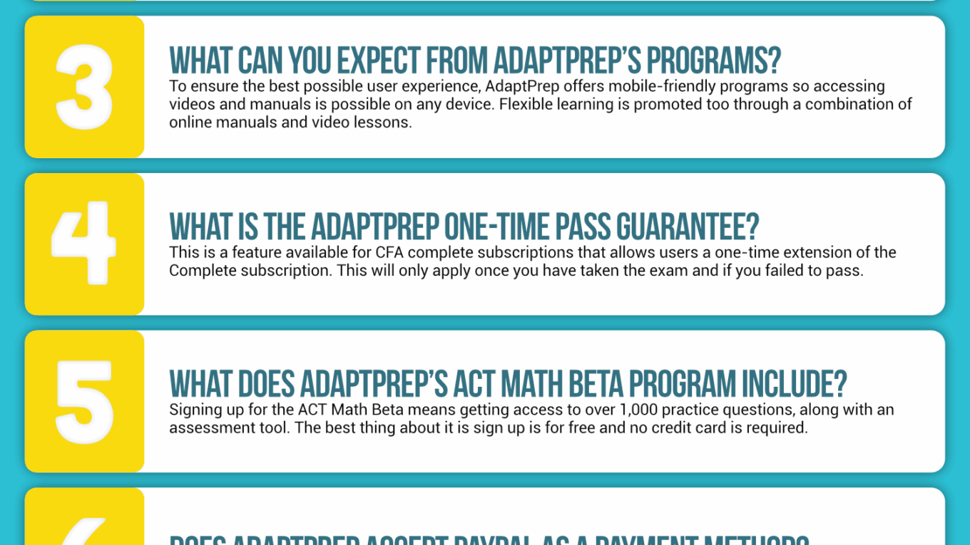AdaptPrep Infographic Order Coupon Cause FAQ (C.C. FAQ)