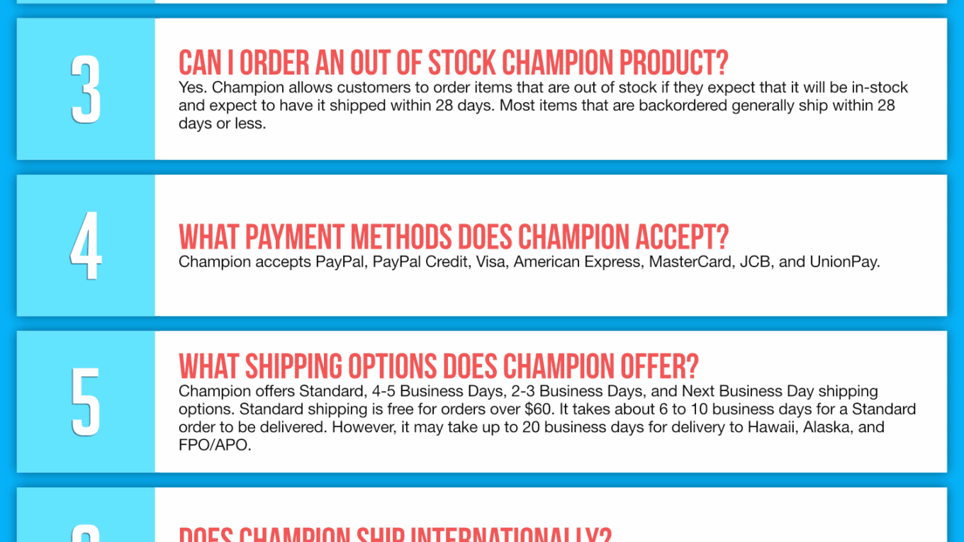 Champion Coupon Cause FAQ (C.C. FAQ)