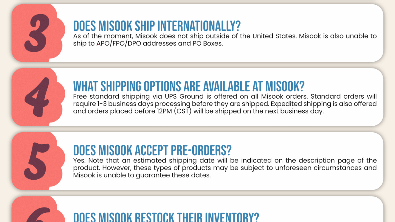 Misook Infographic Order Coupon Cause FAQ (C.C. FAQ)