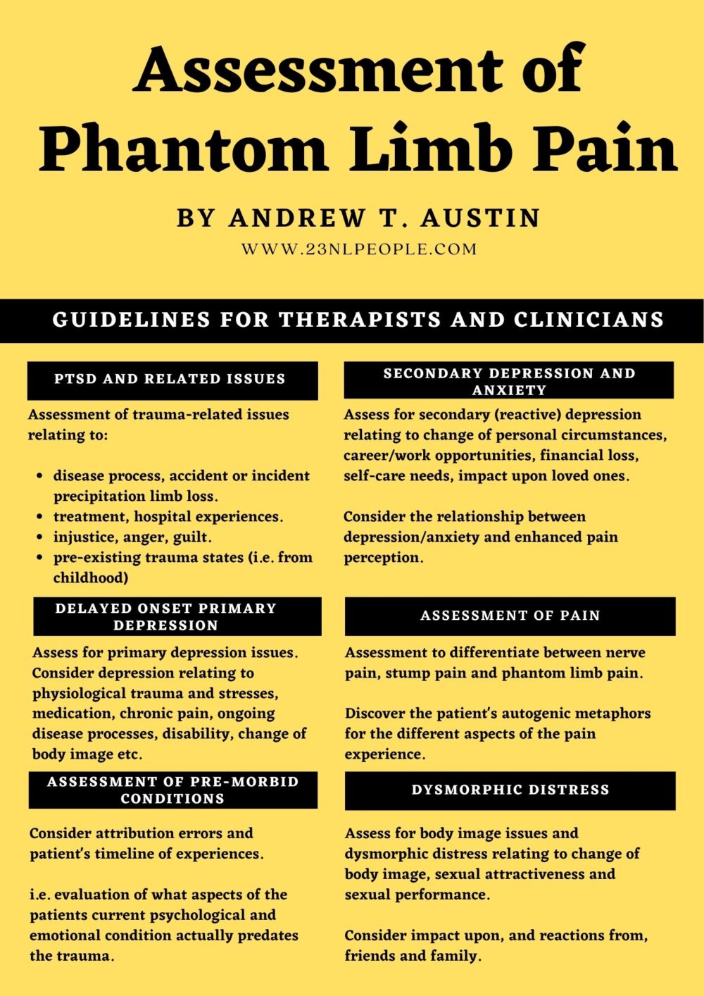 Treatment of Phantom Limb Pain