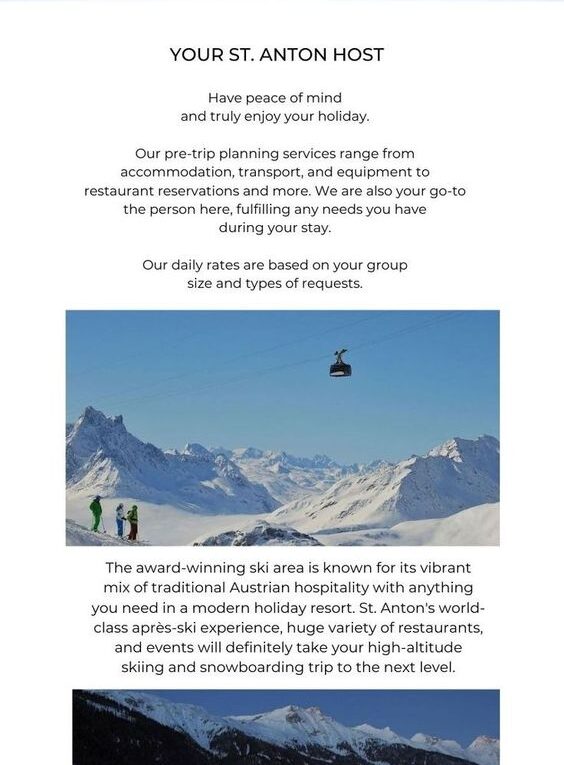 Skiing Holiday Destination in Europe