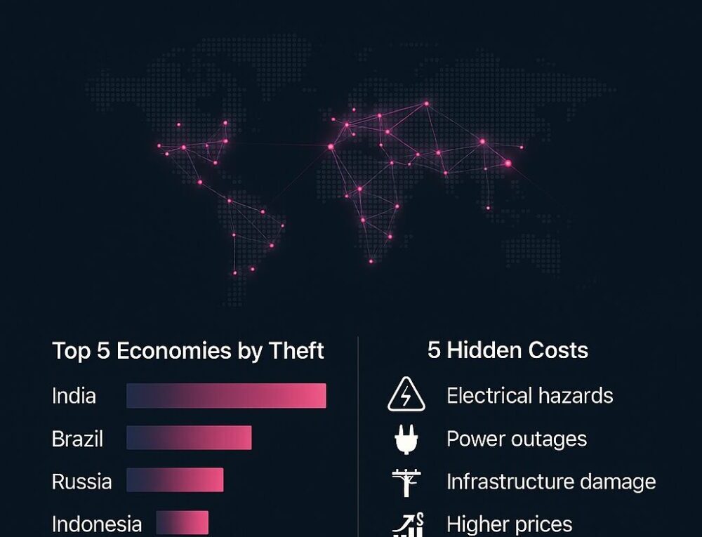 Power Pirates. The 95B Global Electricity-Theft Industry